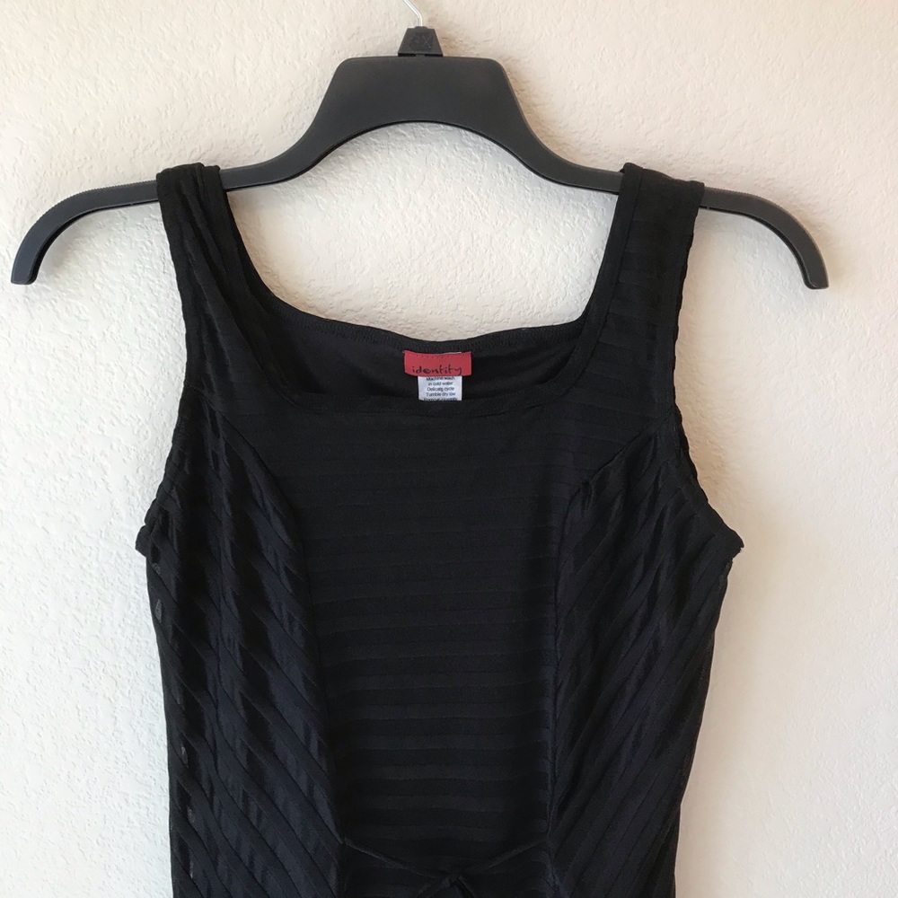 Identity Black Sleeveless Mini Dress - Picture 2 of 6